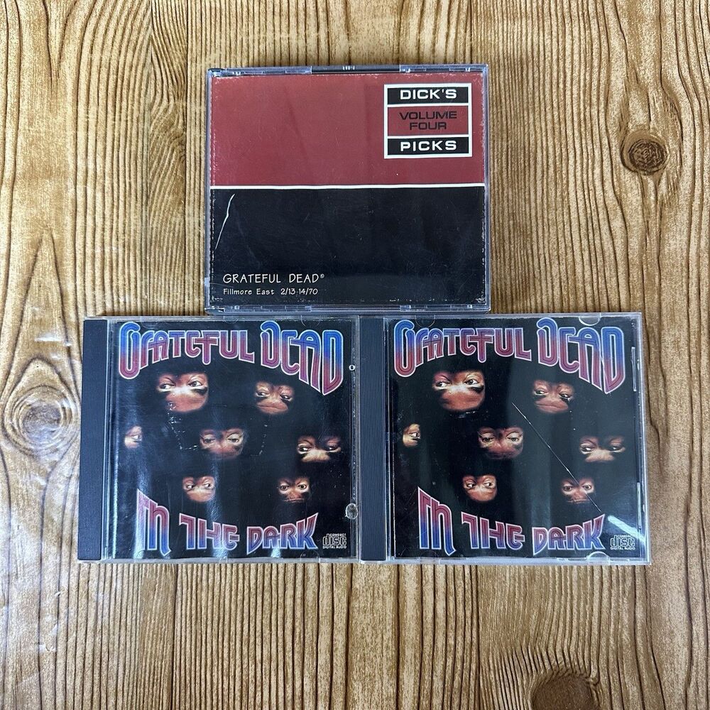 Grateful Dead CD Lot Dick’s Picks Vol 4 Partial + In The Dark Variants Tested